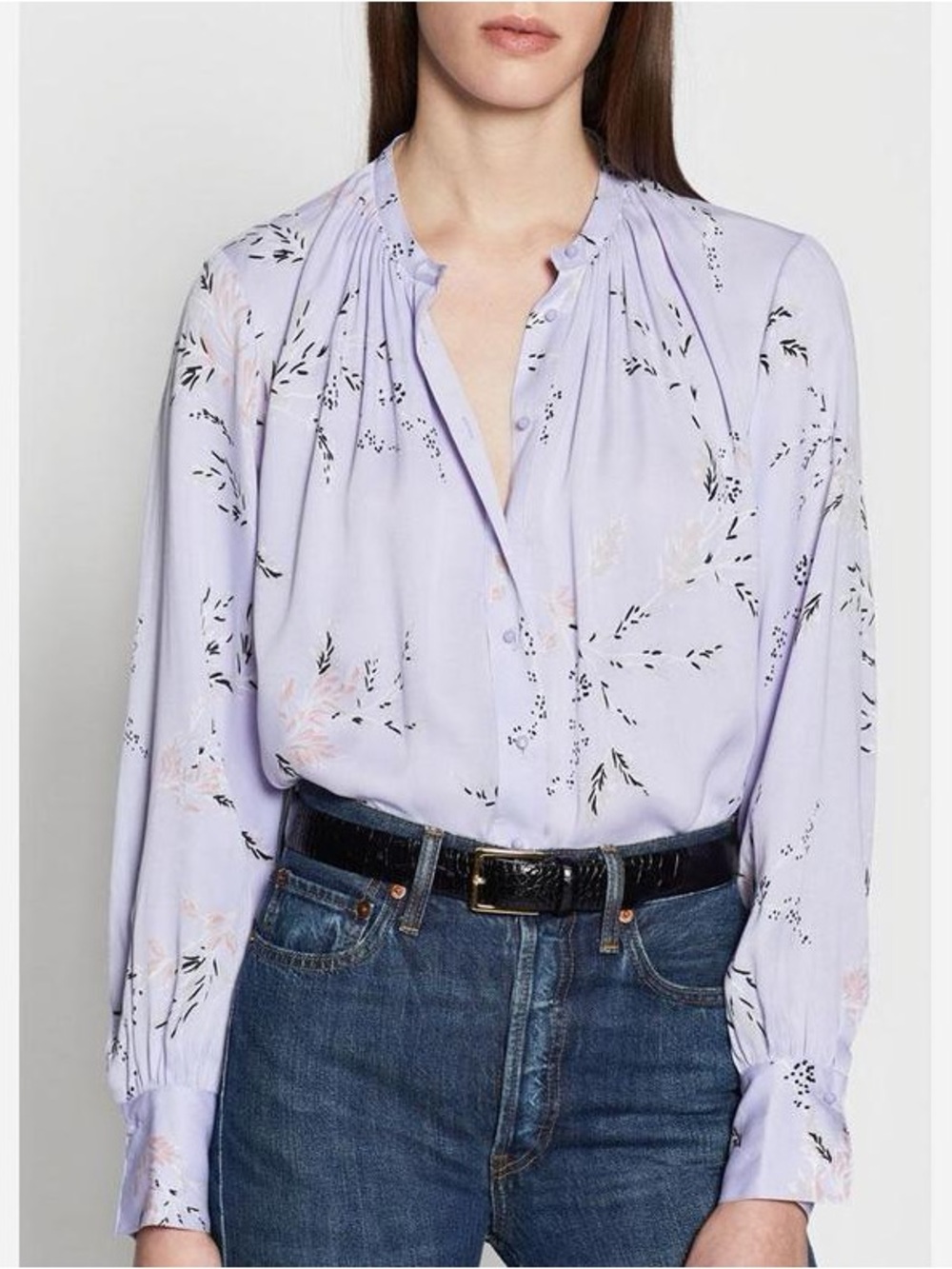 NWT Equipment Floral Button-Up Blouse